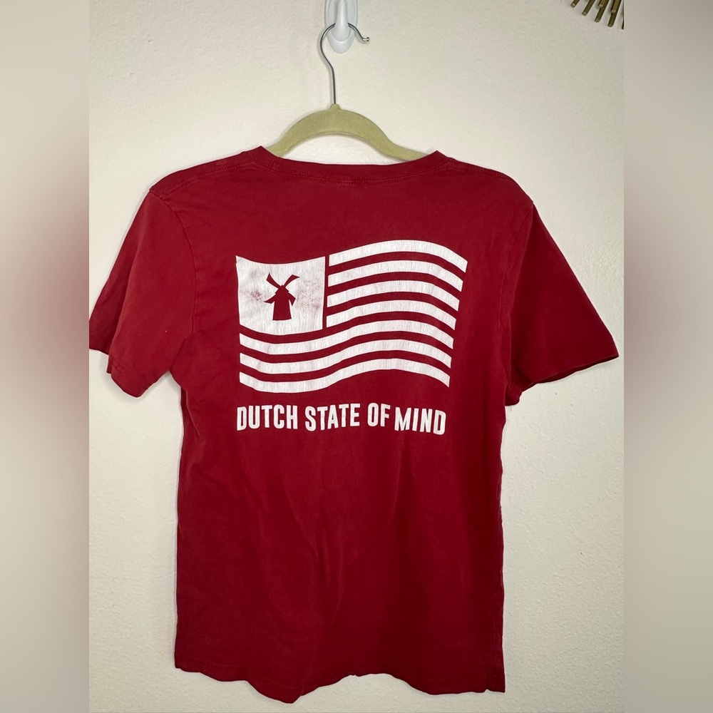 Dutch Bros T-Shirt Red 'Dutch State of Mind'